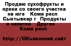 Продаю сухофрукты и орехи со своего участка на юге - Коми респ., Сыктывкар г. Продукты и напитки » Другое   . Коми респ.